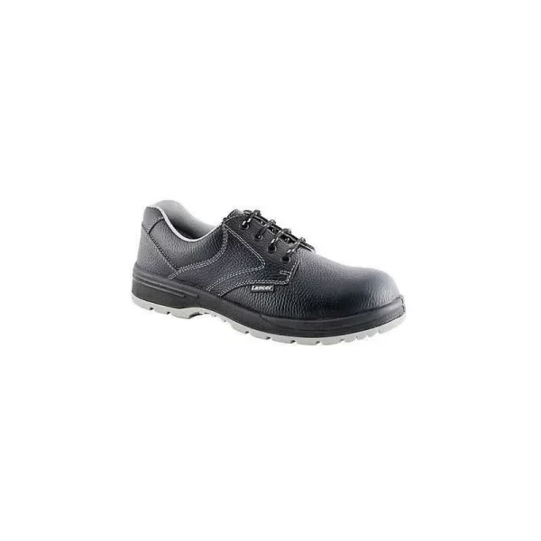 Lancer TP 202 DD Steel Toe Black Work Safety Shoes, Size: 9